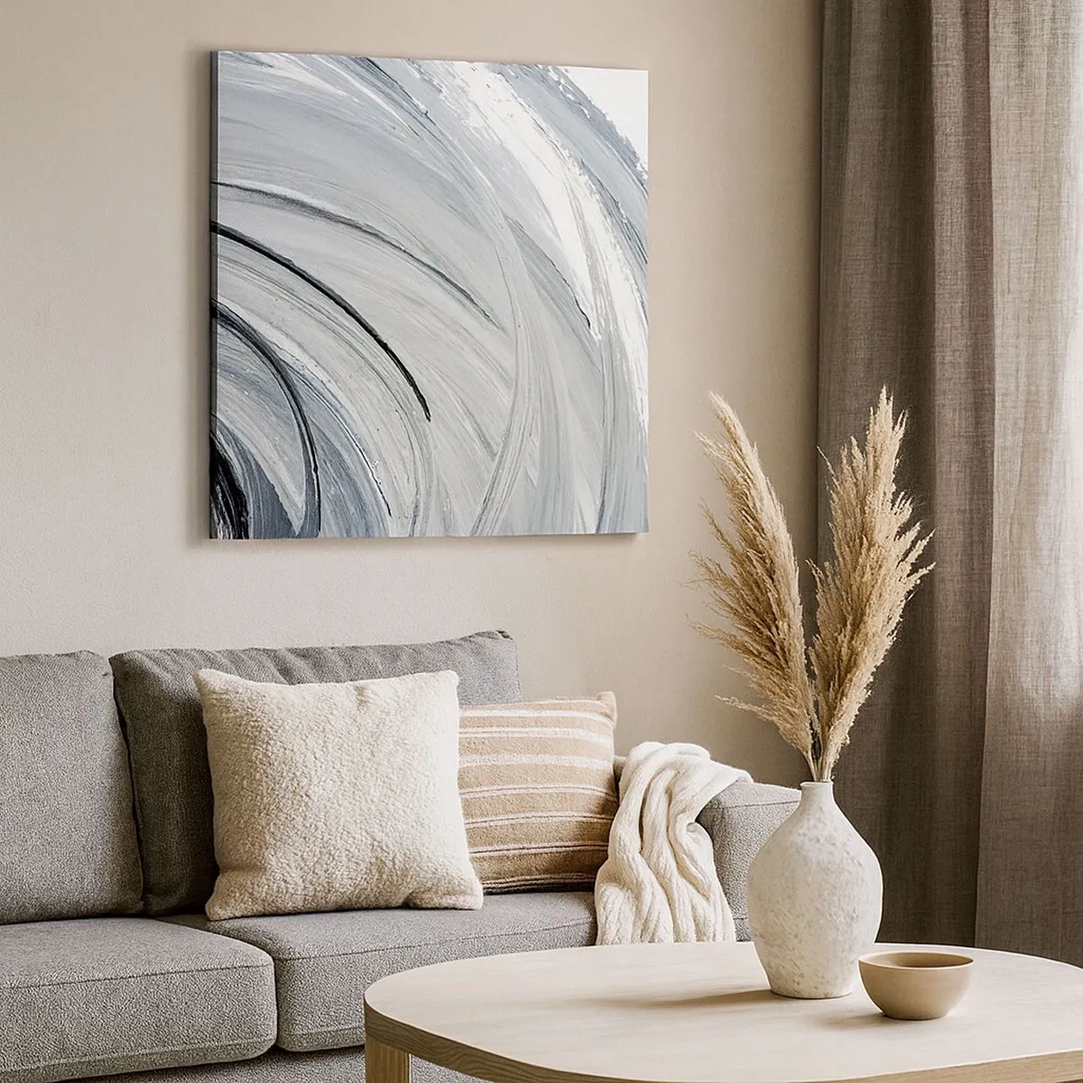 Obraz na płótnie - Kompozycja orbitalna - 30x30 cm