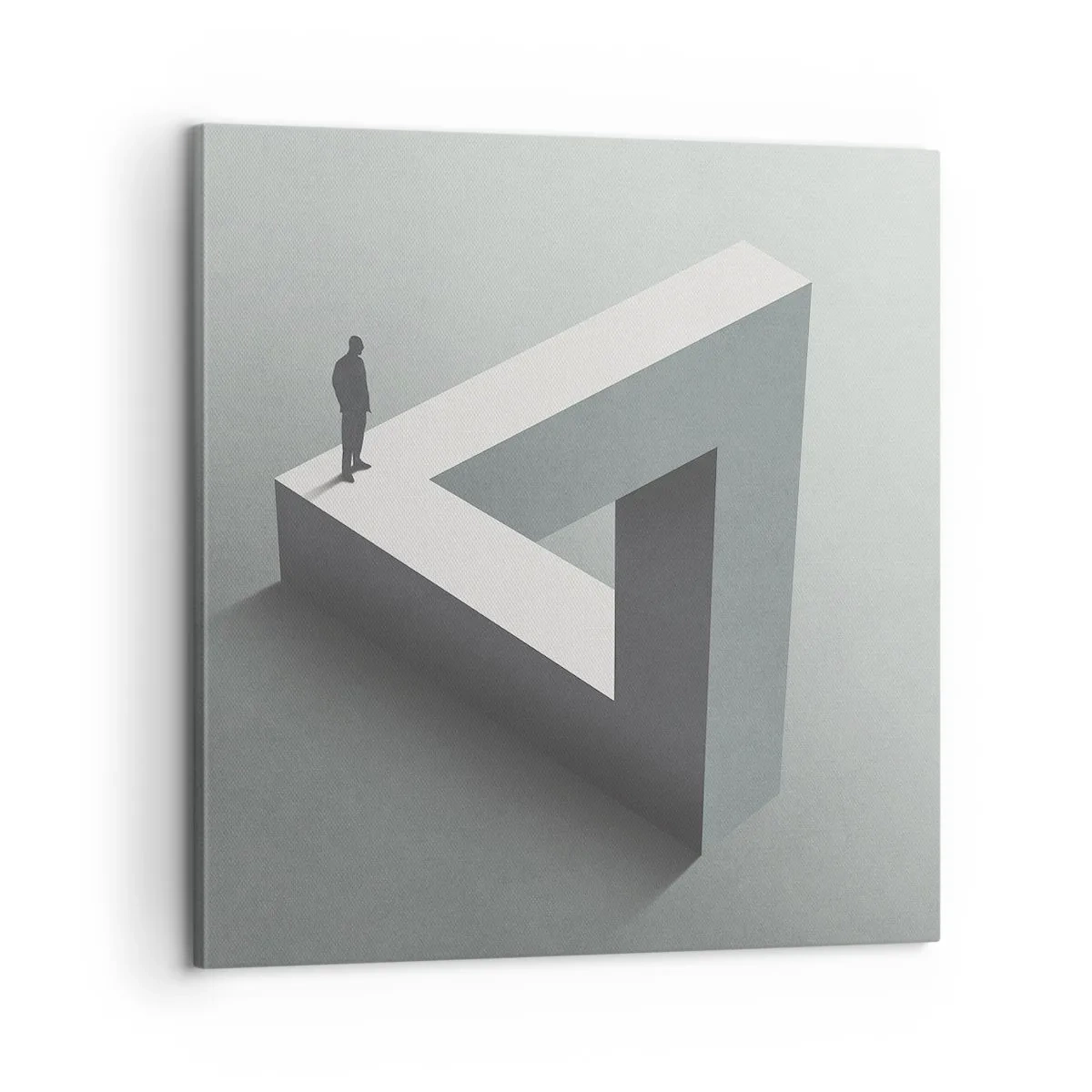 Obraz na płótnie - A jednak możliwe - 60x60 cm