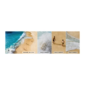 Fototapeta Próbka Premium Sand - A potem słońce, plaża… - Plaża, Brzeg Morski, Morze - 100x30 cm