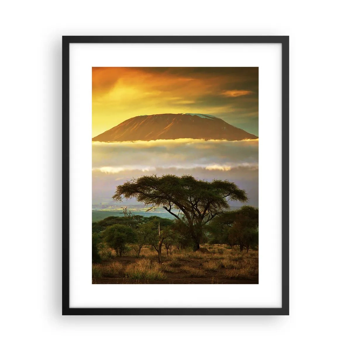 Plakat w czarnej ramie - Sen podróżnika - 40x50 cm