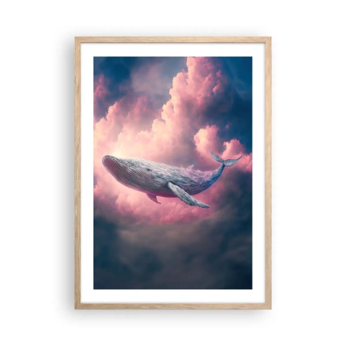 Plakat w ramie jasny dąb - Przetrzyj oczy - 50x70 cm