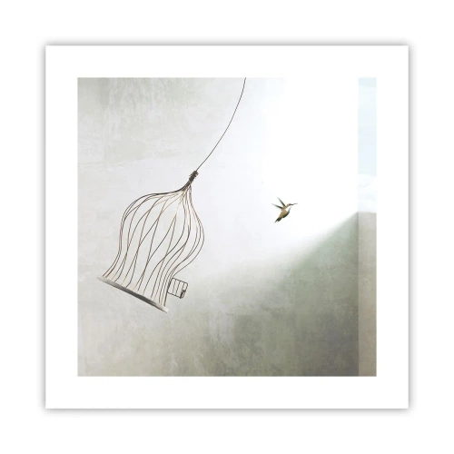 Plakat - W swoim żywiole - 40x40 cm