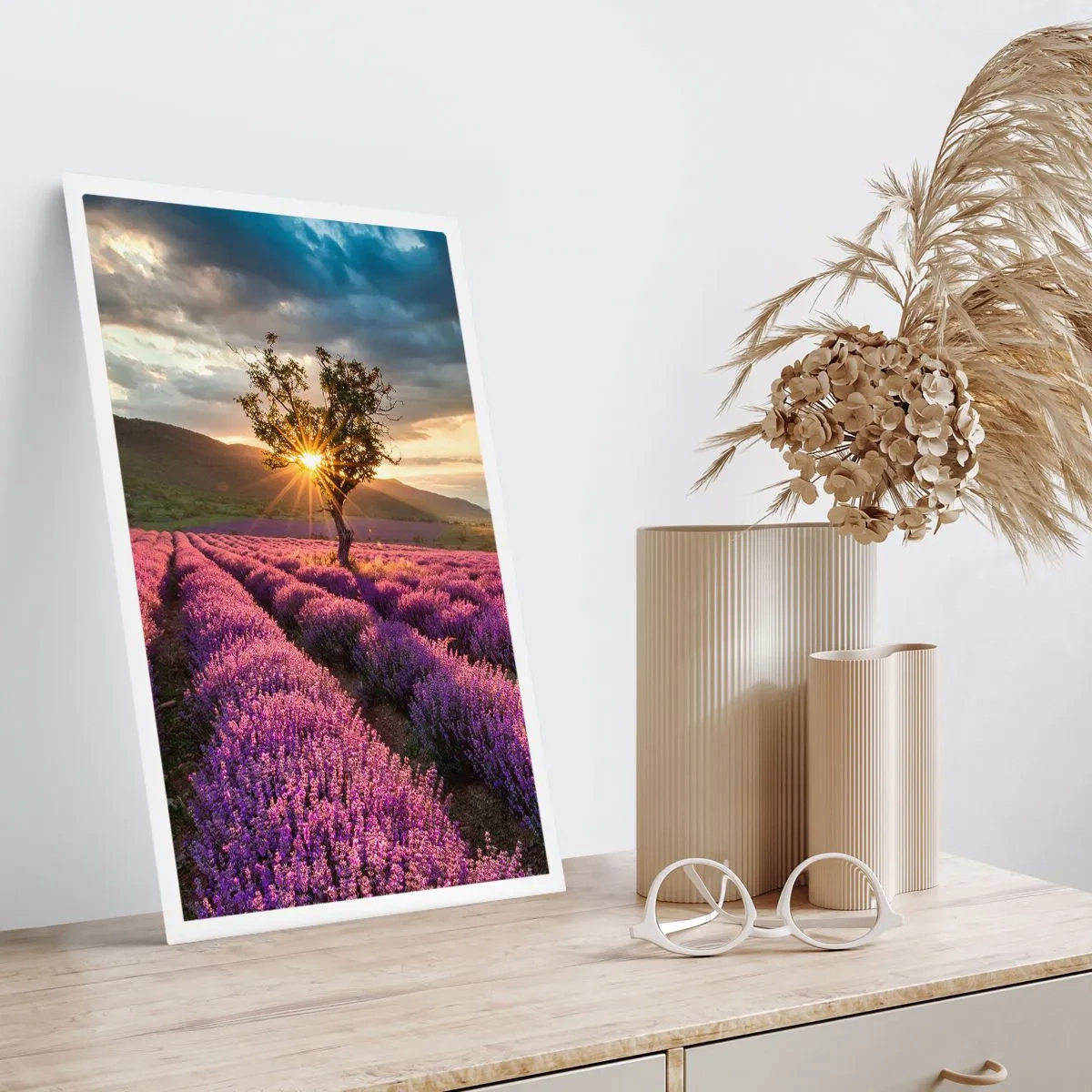 Plakat - Aromat w kolorze lila - 30x40 cm