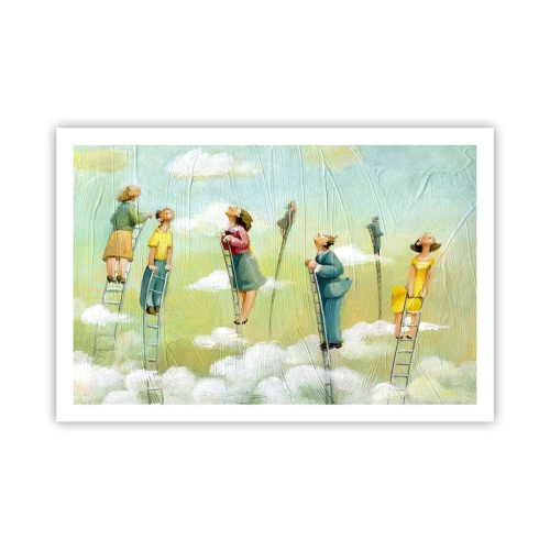 Plakat - Za swoim marzeniem - 91x61 cm