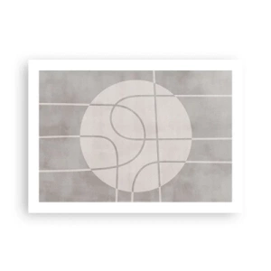 Plakat - Koliście i na wprost - 70x50 cm