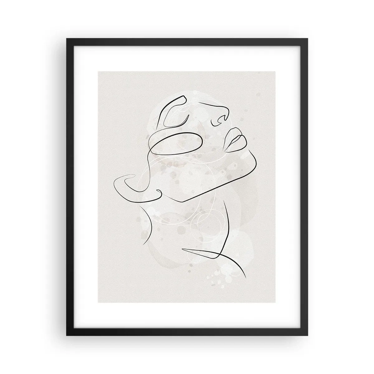 Plakat w czarnej ramie - Zarys marzenia - 40x50 cm