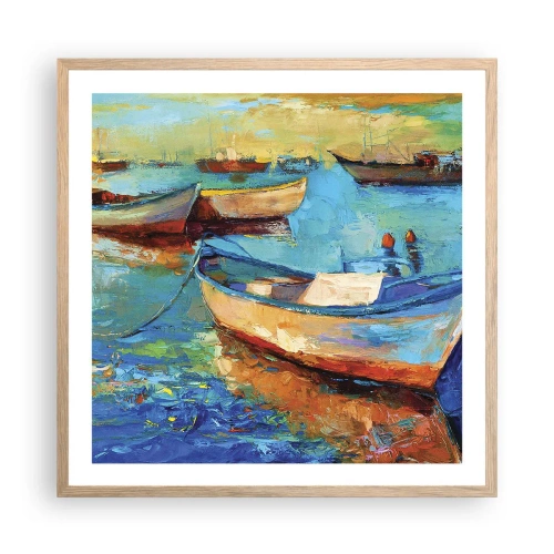 Plakat w ramie jasny dąb - W południowej zatoce - 60x60 cm