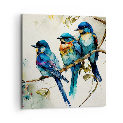 Obraz na płótnie - Obraził się? - 60x60 cm