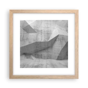 Plakat w ramie jasny dąb - Prawdziwe wyzwanie - 30x30 cm