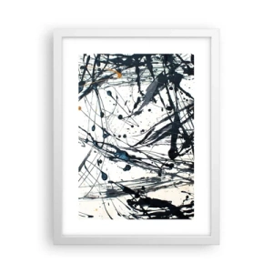 Plakat w białej ramie - Z sensem czy bez sensu? - 30x40 cm