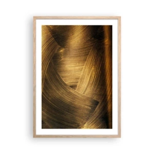 Plakat w ramie jasny dąb - W złotym labiryncie - 50x70 cm
