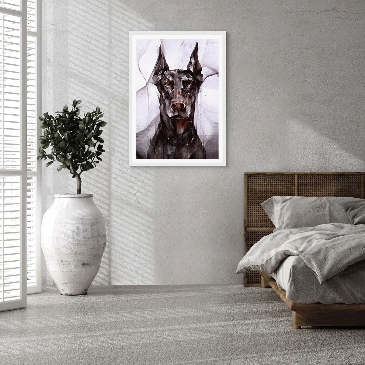 Plakat w białej ramie - Szlachetnie urodzony - 70x100 cm