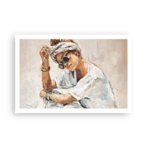 Plakat - Portret w pełnym słońcu - 91x61 cm