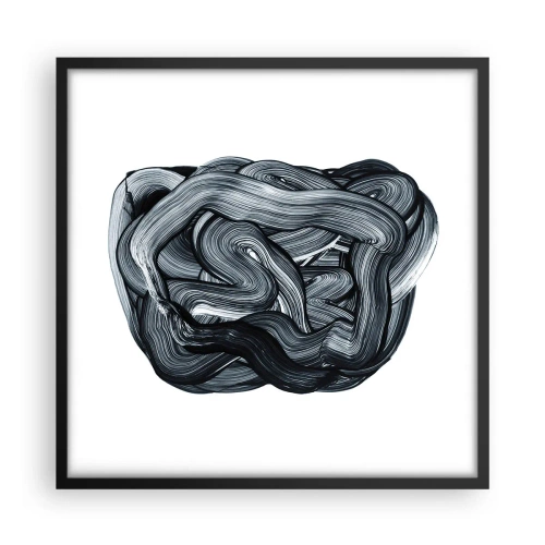 Plakat w czarnej ramie - To nie takie proste - 50x50 cm