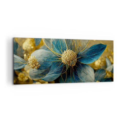 Obraz na płótnie - Zakwitnąć złotem - 100x40 cm