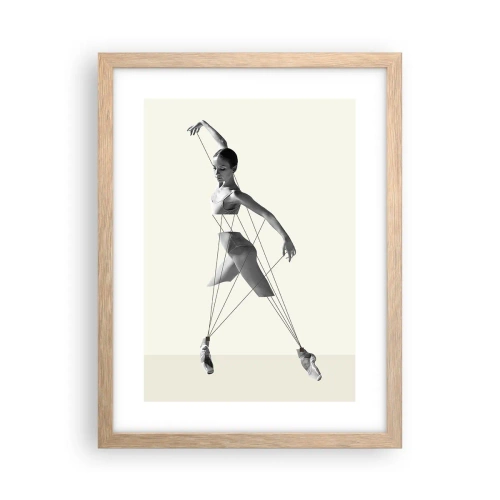 Plakat w ramie jasny dąb - W teatrze świata - 30x40 cm