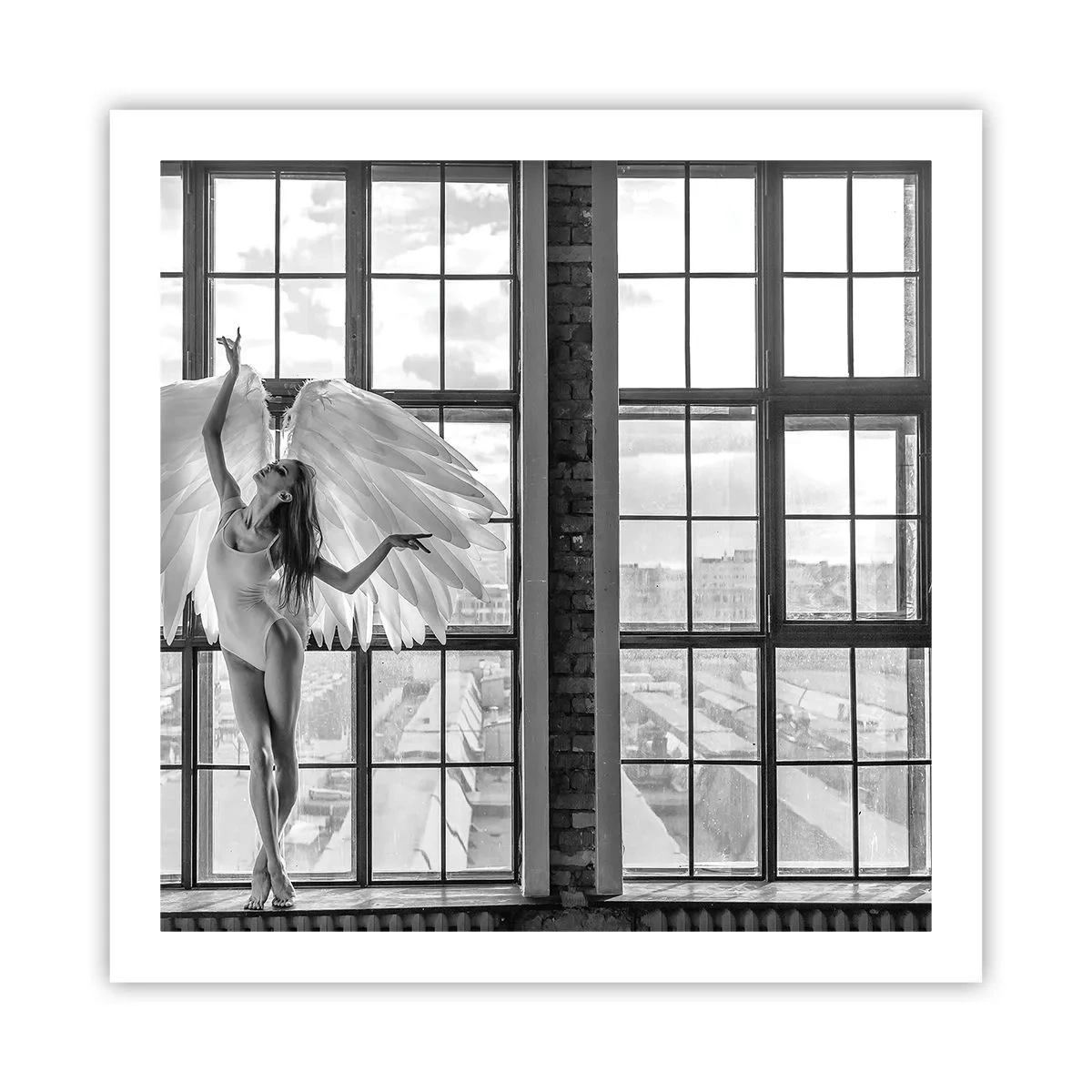 Plakat - Miasto aniołów? - 60x60 cm