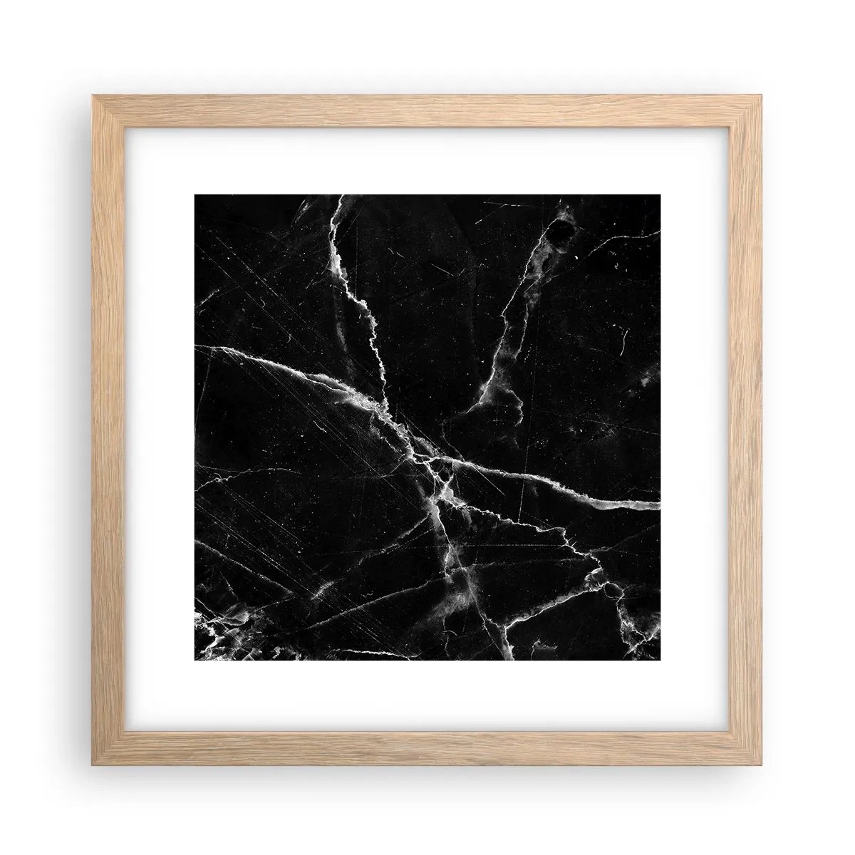 Plakat w ramie jasny dąb - Sekretne życie kamienia - 30x30 cm