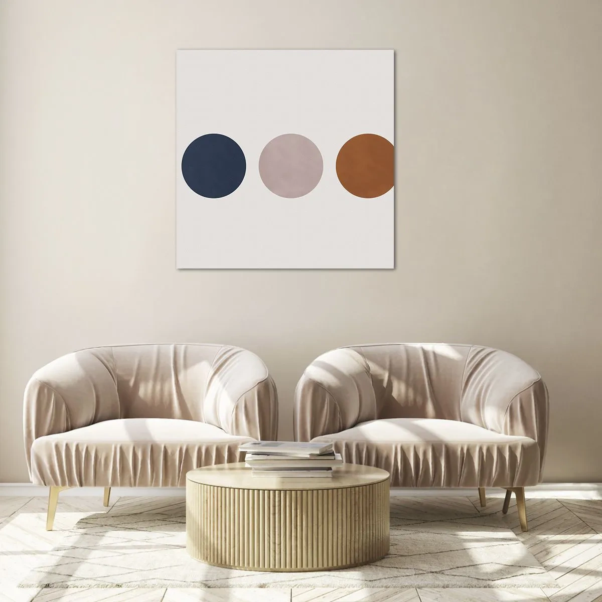 Obraz na szkle - Symbol doskonałości - 60x60 cm