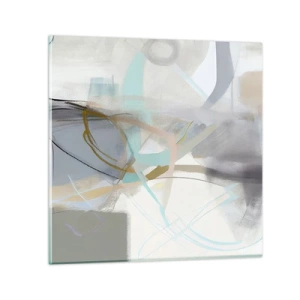 Obraz na szkle - Abstrakcja zamglona - 70x70 cm
