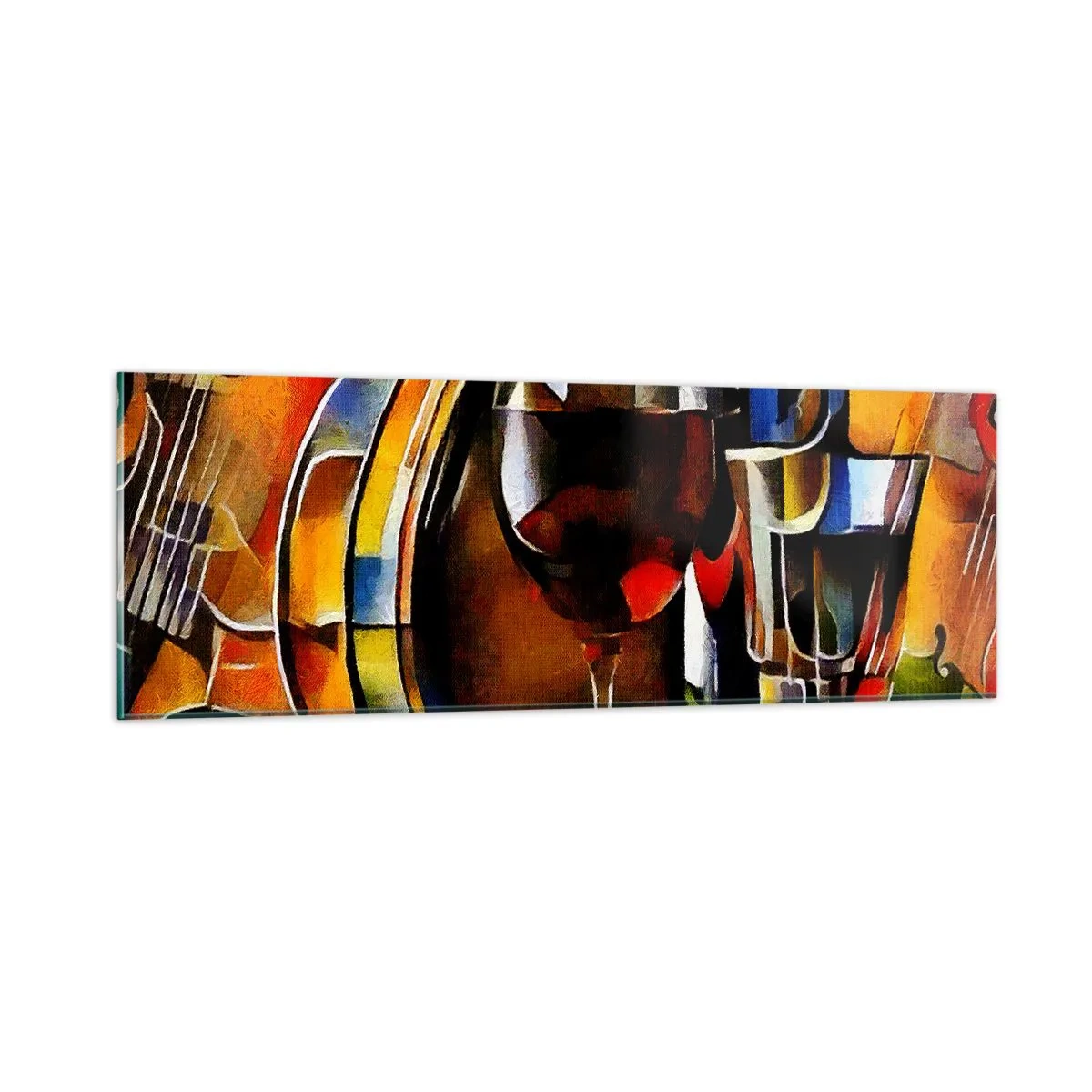 Obraz na szkle - I świat nabiera barw - 90x30 cm