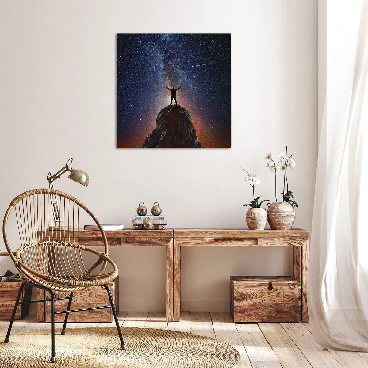 Obraz na płótnie - Moc jest ze mną! - 40x40 cm