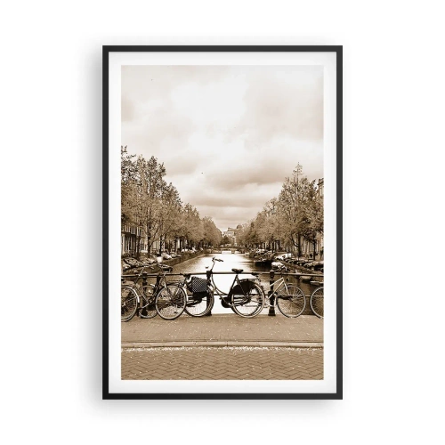 Plakat w czarnej ramie - Holenderskie klimaty - 61x91 cm