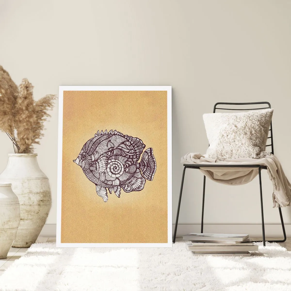 Plakat - Z oceanu ornamentów - 70x100 cm