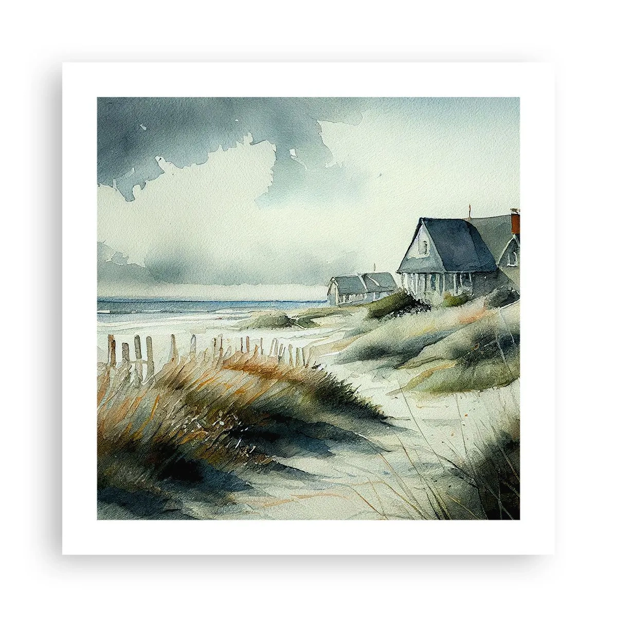 Plakat - Z dala od zgiełku - 50x50 cm
