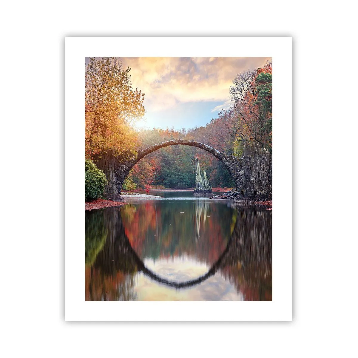 Plakat - Po drugiej stronie lustra - 40x50 cm