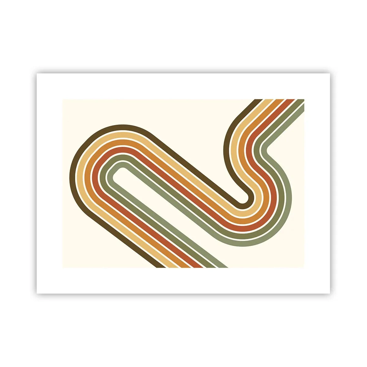 Plakat - Zygzakiem do celu - 40x30 cm