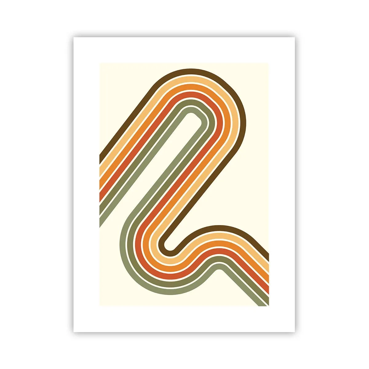 Plakat - Zygzakiem do celu - 30x40 cm