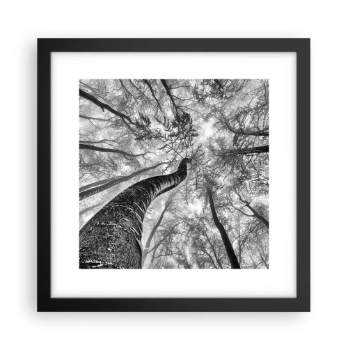 Plakat w czarnej ramie - Wyścig do światła - 30x30 cm