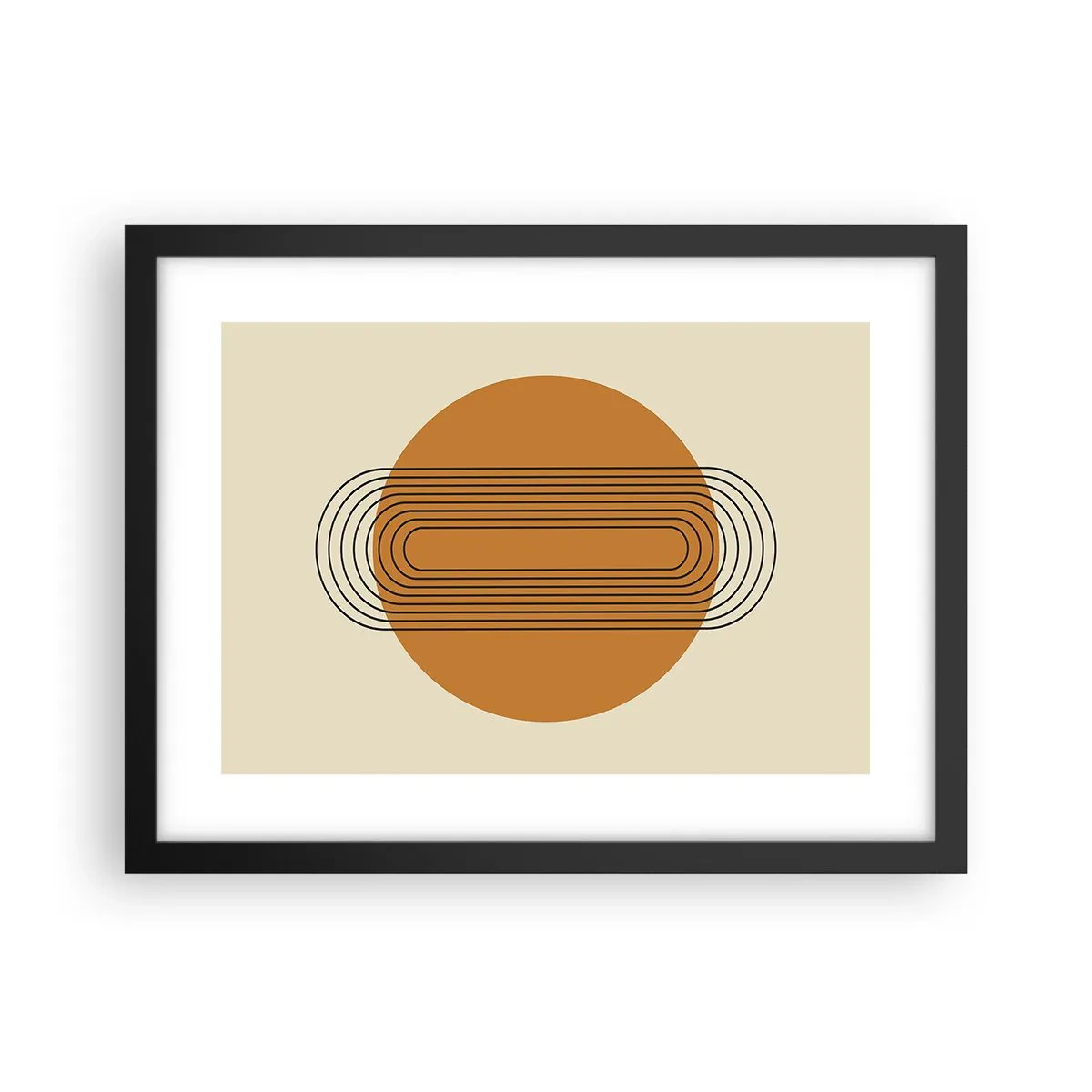 Plakat w czarnej ramie - Plan doskonały - 40x30 cm