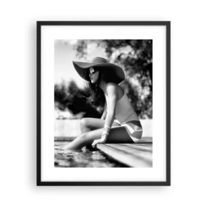 Plakat w czarnej ramie - Letnie marzenie - 40x50 cm