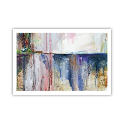 Plakat - Barwne wrażenia i skojarzenia - 91x61 cm