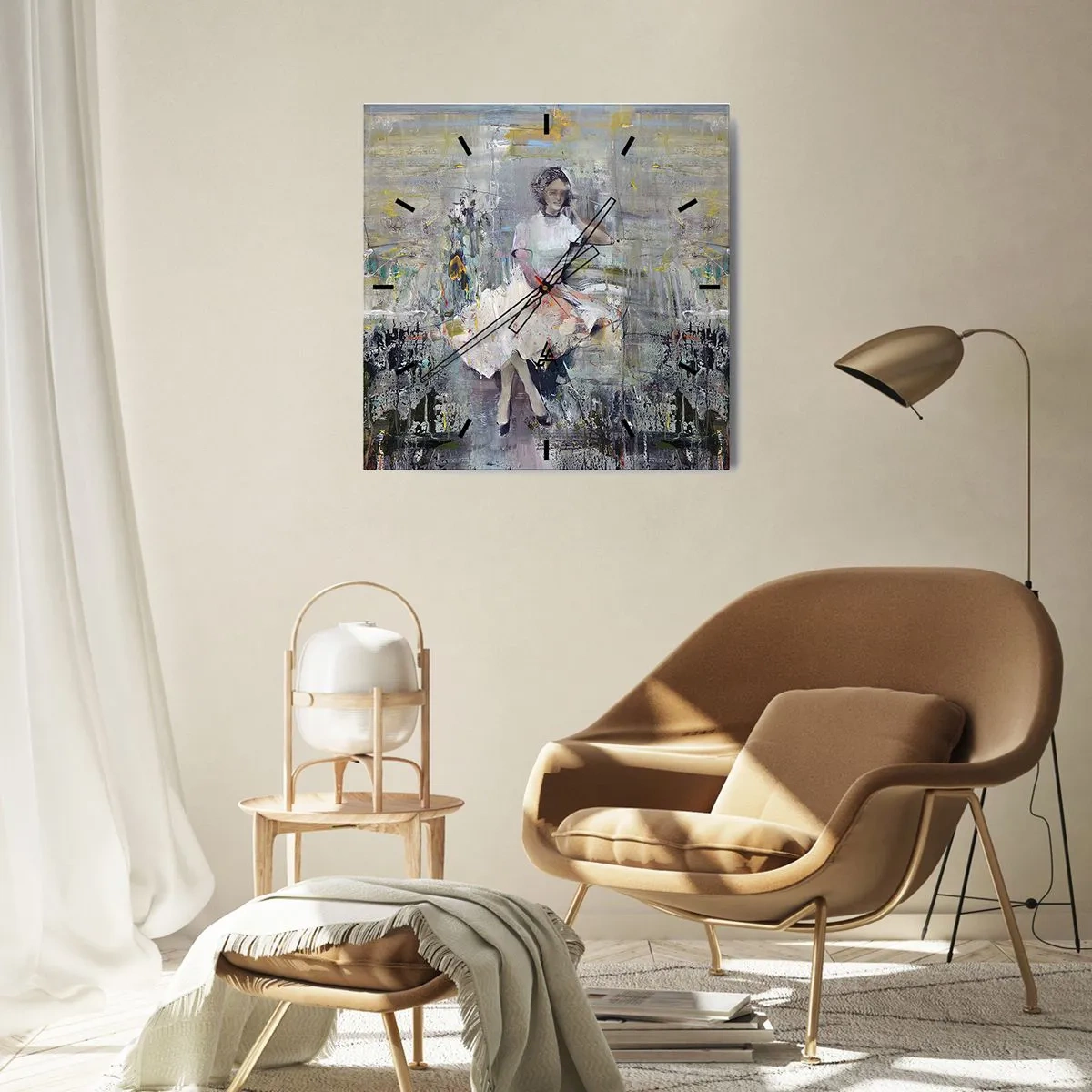 Zegar ścienny - Klasyczna i nowoczesna - 40x40 cm