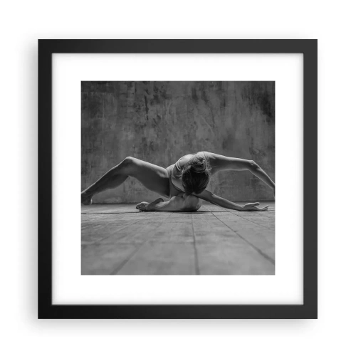 Plakat w czarnej ramie - Symetria odnaleziona - 30x30 cm