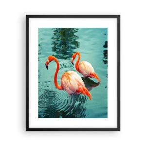Plakat w czarnej ramie - Jesteśmy teraz w modzie - 40x50 cm