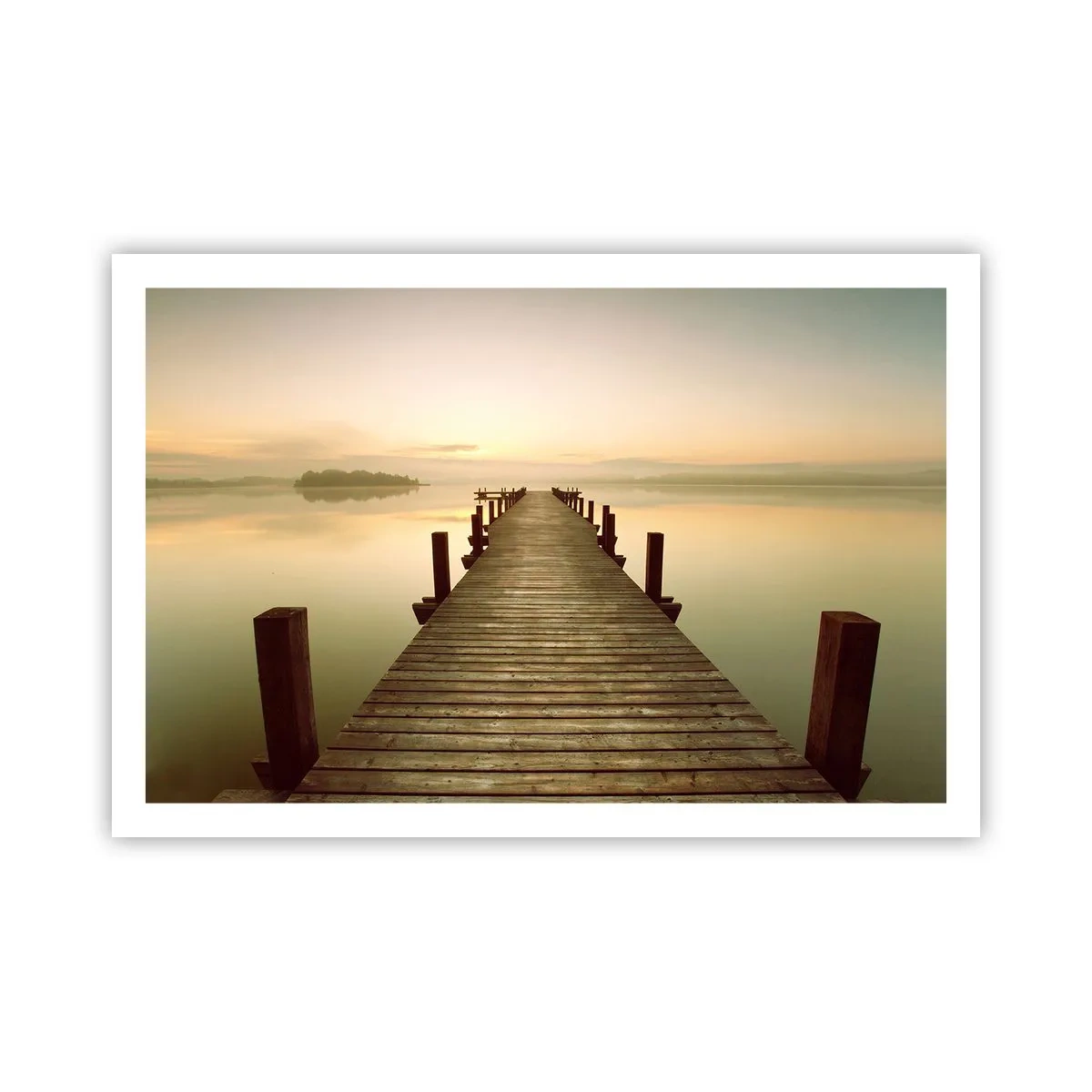 Plakat - Przedświt, świtanie, światło - 91x61 cm