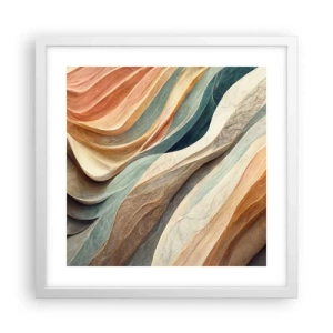 Plakat w białej ramie - Chwila przed zmianą - 40x40 cm