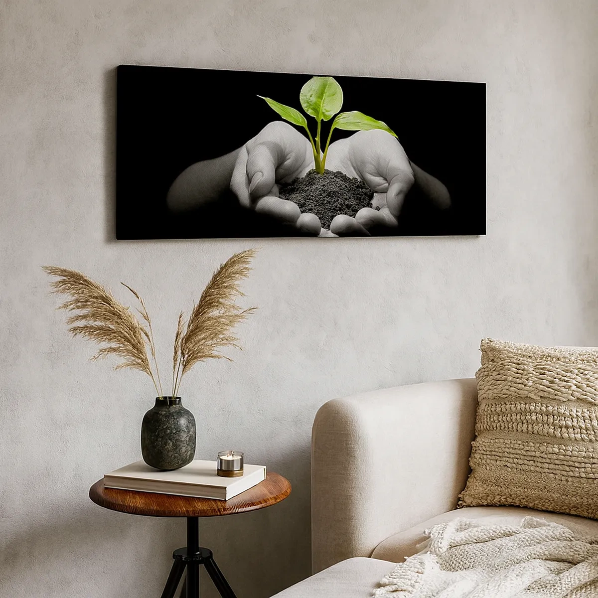 Obraz na płótnie - Kocham naturę, chronię ją - 30x30 cm