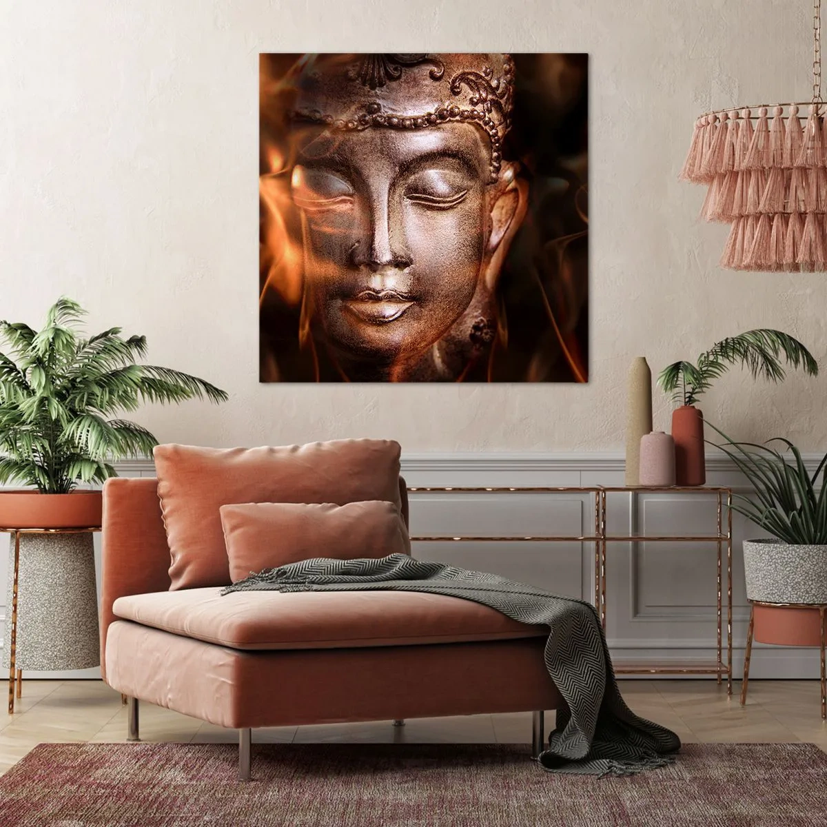 Obraz na płótnie - Istnieje tylko tu i teraz - 60x60 cm