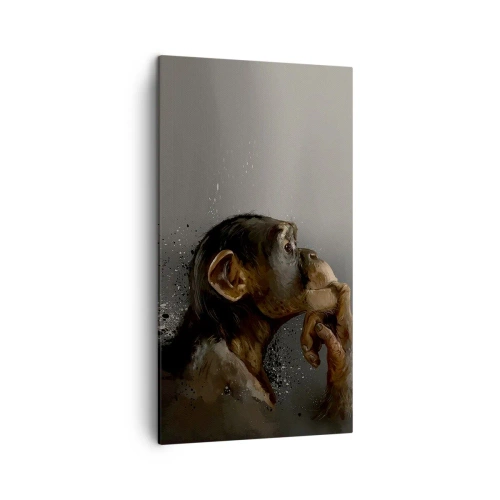 Obraz na płótnie - Z pewnością myśliciel - 45x80 cm