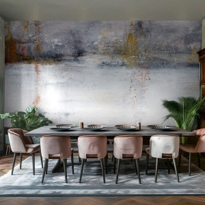 Fototapeta Premium Canvas - Za powietrza zasłoną - Abstrakcja, Sztuka, Malarstwo - 200x140 cm