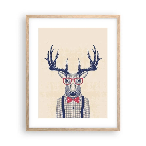 Plakat w ramie jasny dąb - Zabawna ekstrawagancja - 40x50 cm