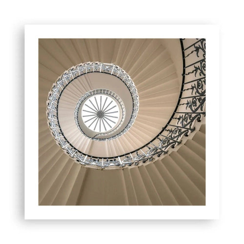 Plakat - W środku muszli - 50x50 cm