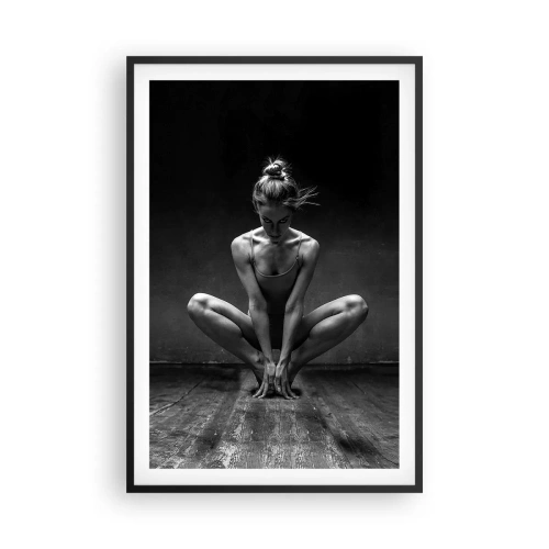 Plakat w czarnej ramie - Skupienie tanecznej energii - 61x91 cm