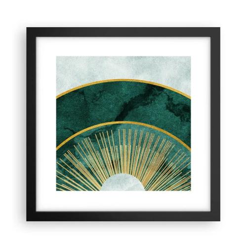 Plakat w czarnej ramie - Inny układ słoneczny - 30x30 cm