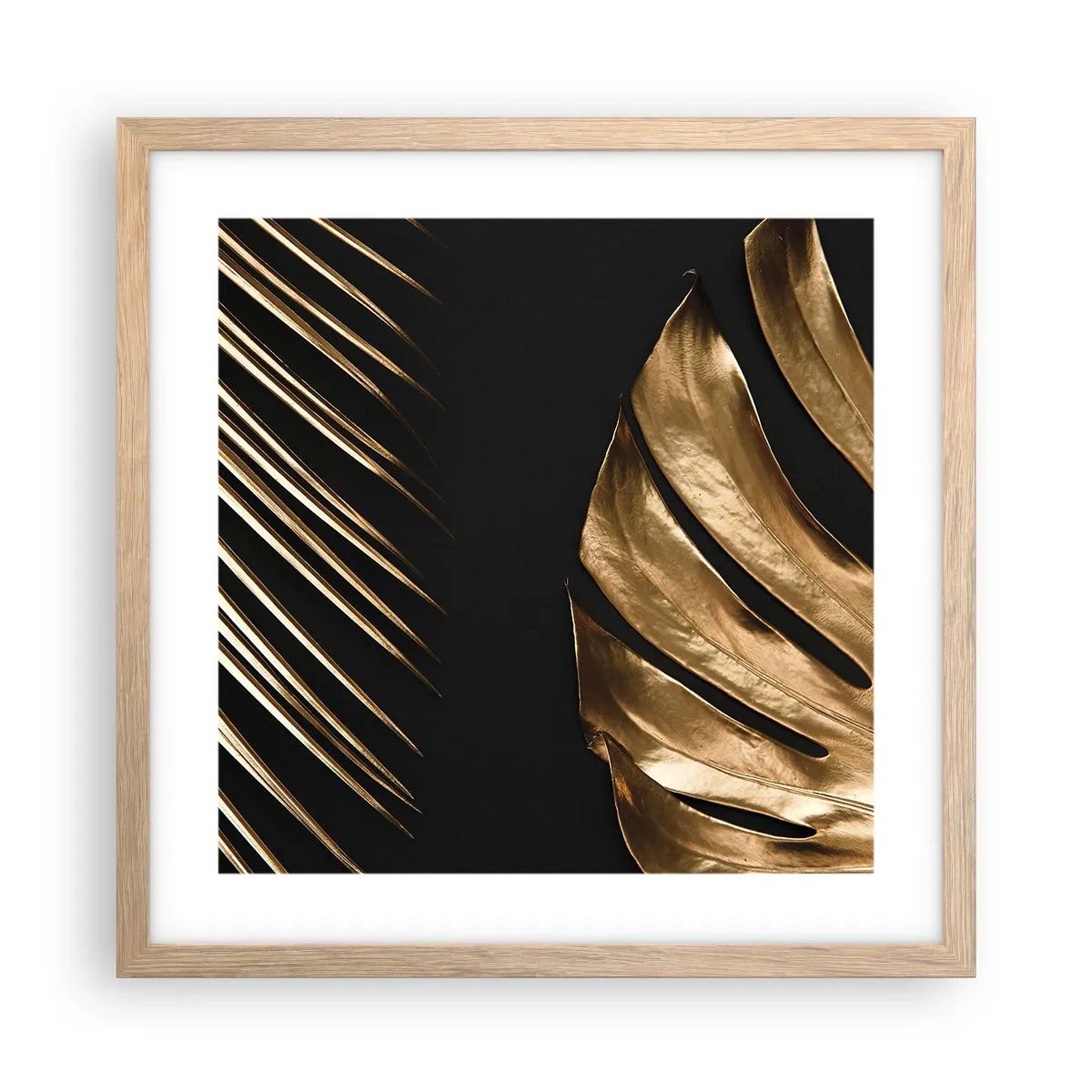 Plakat w ramie jasny dąb - Różne, a równie drogie - 40x40 cm